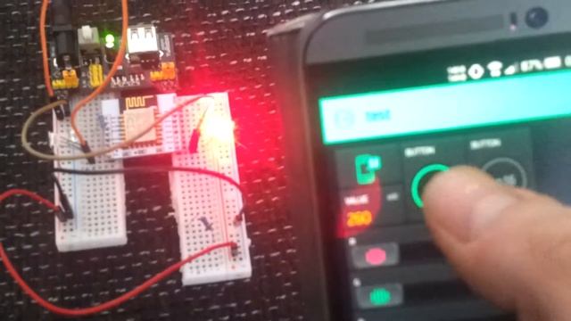[Esp8266] [Blynk] Led Android Wifi PWM Test смотреть онлайн