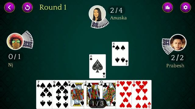 Callbreak card game for android. смотреть онлайн
