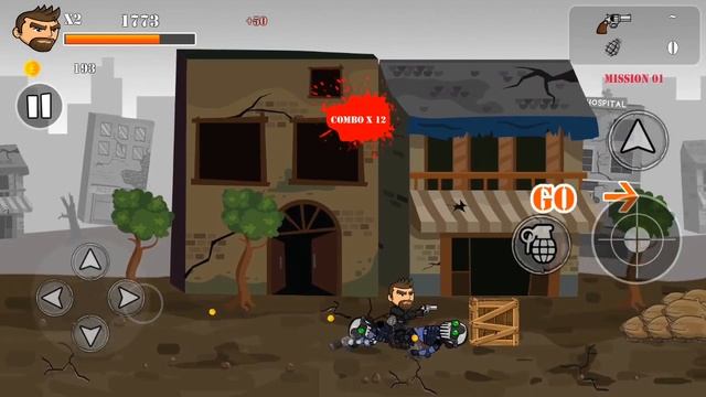 MINI MILITIA ARMY WAR PGS android gameplay смотреть онлайн