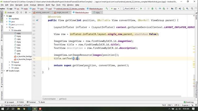 Android Sinhala Tutorial #23 - Complex ListView 02 смотреть онлайн