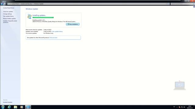 Fixing the black wallpaper issue on Windows 7 (KB4539601) смотреть онлайн