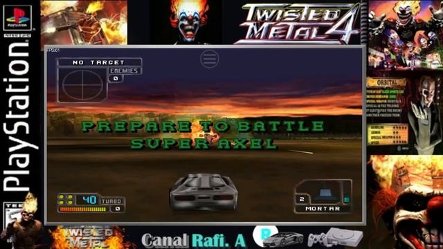 Emulador Android De Ps1 (FPse) Twisted Metal 4 HD 2018 Gameplay