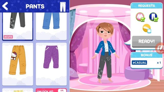 Hello Kitty Fashion Star - Level 1-7 Walkthrough Android Game Dress Up Game Budge Studios Muge Gam смотреть онлайн