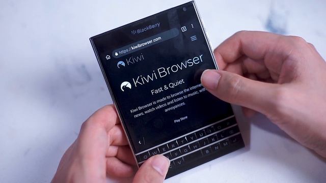 Blackberry Passport Working Android Browsers 2021