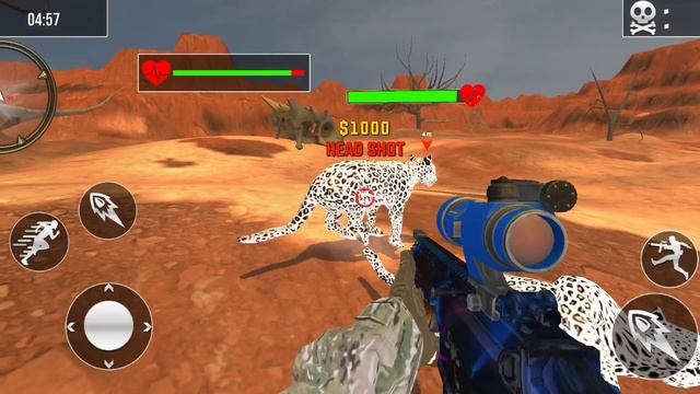 Lion hunter survival game 🦍🦖🐊🐘🐖ll dinosaur hunter ll Animals Gun hunting ll Android gameplay 🐊 смотреть онлайн