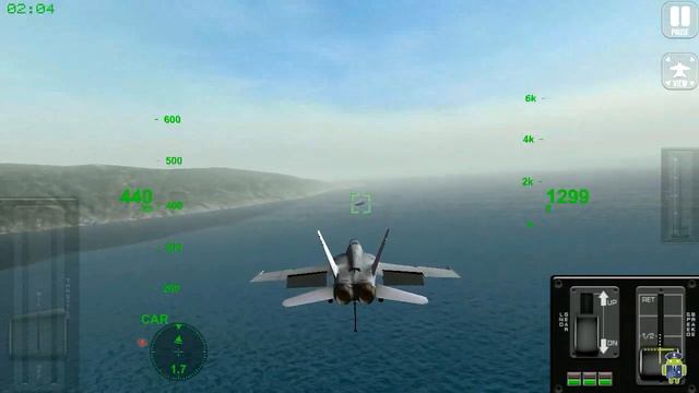 Android Flight Simulator - F18 Carrier Landing Lite смотреть онлайн