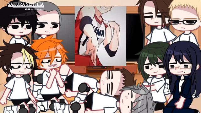 ★Karasuno React A Natsu Hinata [Hinata Shoyo Sister] //Gacha Club// [Haikyuu • PT/BR]★