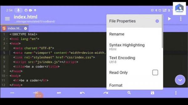 VS Code Editor in Android 🤘🤘 | best Code Editor in android | how to use VS CODE in android | CODBAN