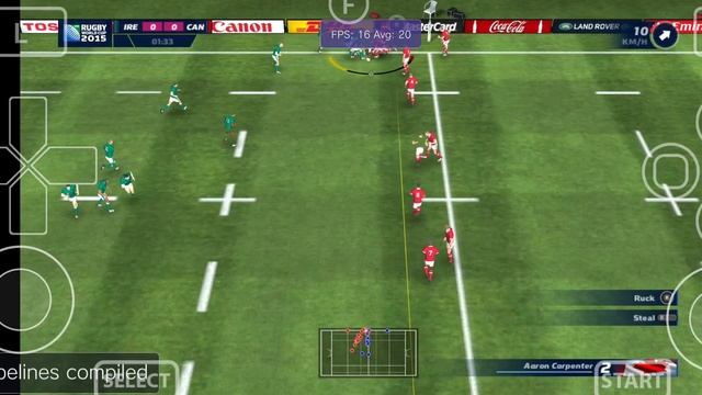 Vita3K Android v11| Rugby World Cup 2015 | Turnip Upscale 2x | SD765G | PSVita Emulator | Playable смотреть онлайн