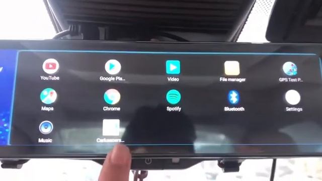 12 Inch 4G Android 8.1 Rear View Mirror Dash Cam ADAS GPS Wifi Dual Lens Full HD 1080P смотреть онлайн