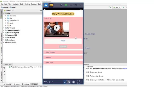 Daily Workout Routine App смотреть онлайн
