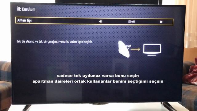 JVC LT-50VU73T ilk kurulum ve uydu kanalları ayarlaması channel setting Bim jvc tv JVC LT - 49VU73T смотреть онлайн