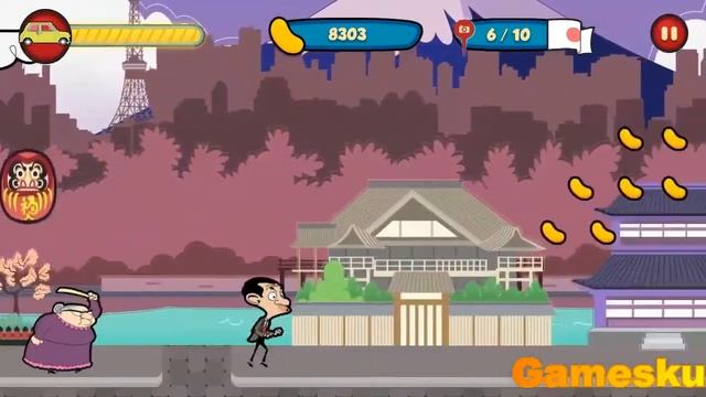 Mr.Bean Around the World - ios / android game | Stage Japan ( Jepang ) смотреть онлайн