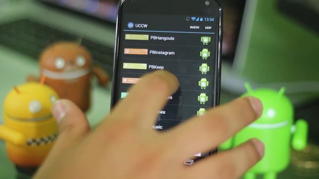 Widgets estilo PlayStore para Android - The Happy Android смотреть онлайн