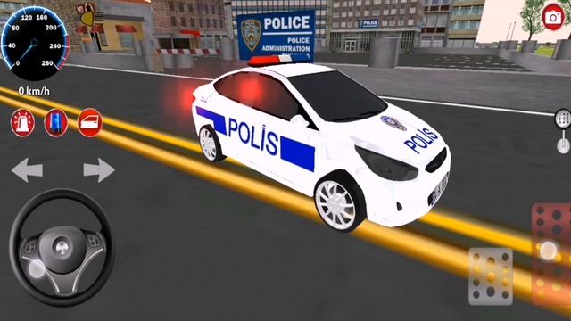 Real Police Car Driving Simulator 3D 2022 - Police Patrolling Rush Street - Android Gameplay #2 смотреть онлайн