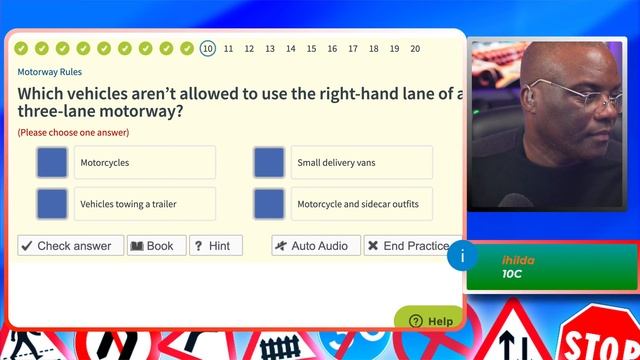 DVSA Theory Mock Test With Q&A Hints & Tips смотреть онлайн