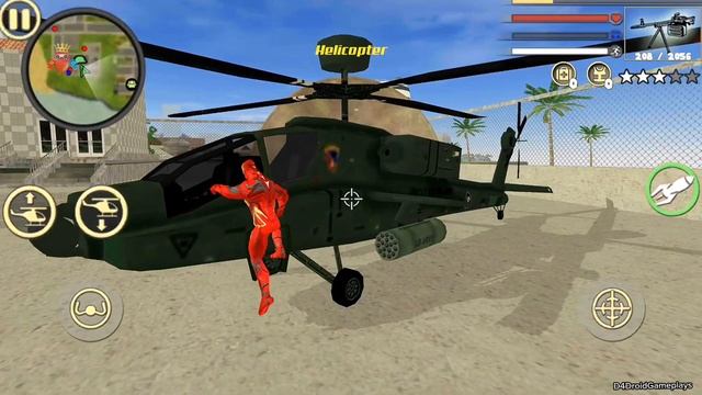 Iron Rope Hero Vice Town City Crime Simulator - Cop Vs Army War #29 - Android Gameplay смотреть онлайн