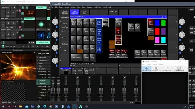 LED Ceiling Club Install With EPIX, Resolume, Chamsys Magic Q, Movers & Strobes | FluxGate88 | Part смотреть онлайн