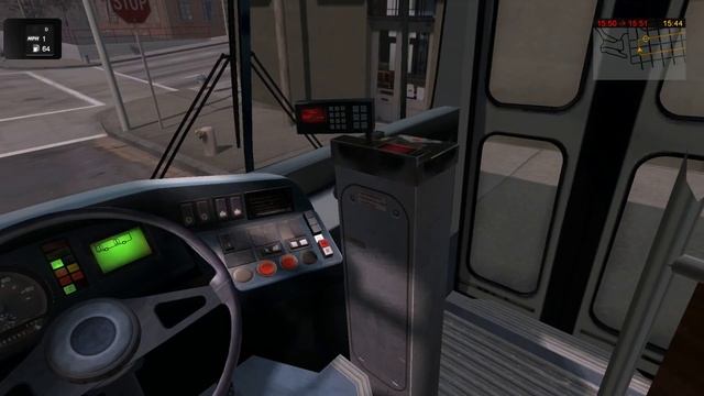 BUS-TRAM-CABLE CAR SIMULATOR -автобусный маршрут №11, путь 2. смотреть онлайн