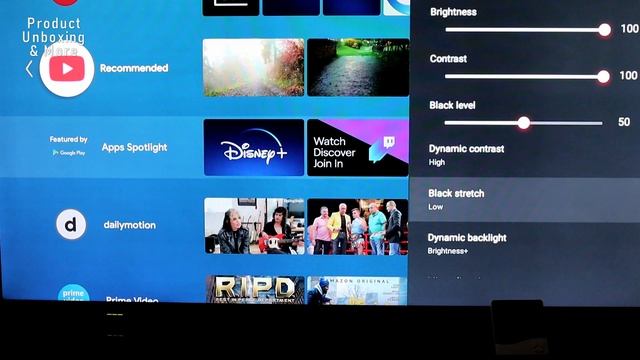 TCL C715 Android Smart TV - Picture Settings Menu смотреть онлайн