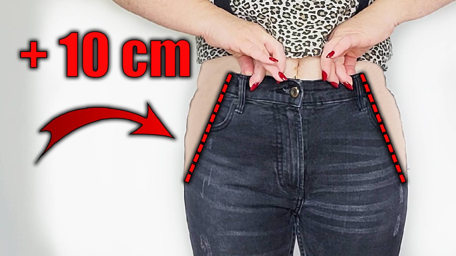 Спасла свои джинсы с помощью простого трюка: Придумала, как расширить джинсы в талии на 10 см смотреть онлайн