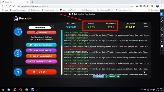 Binary.com Bot Free | 10$ Per Day for Small Accounts | Sniper Bot смотреть онлайн