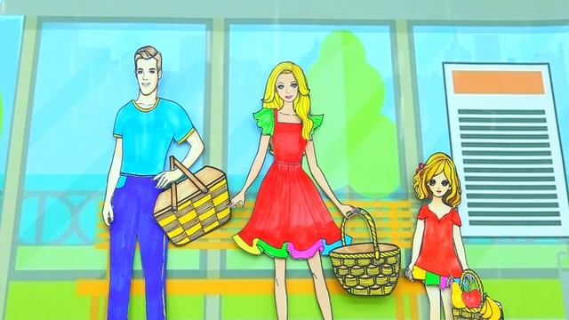 Paper Dolls Dress Up - Fairy & Witch Papercraft Dresses Handmade Quiet Book - Barbie Story & Crafts смотреть онлайн