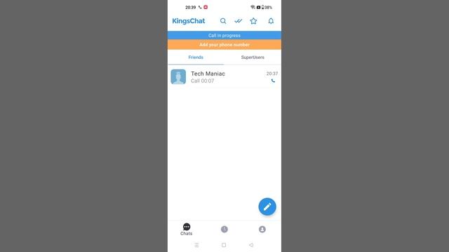 OnePlus 8T Android 13 KingsChat App Incoming Call Screen and Ringtone Sound смотреть онлайн