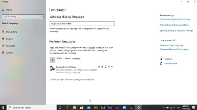 How to add Arabic or any language on Windows 10 | 2020 смотреть онлайн