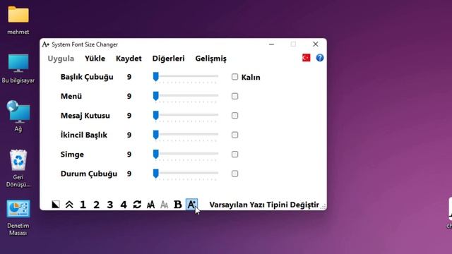 Windows Sistem Yazı Tipi Değiştirme смотреть онлайн