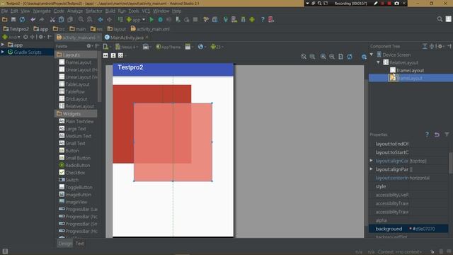 #26 Android Programming Tutorials For Beginners - Frame Layout explained clearly (2017) смотреть онлайн