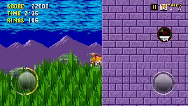 Sonic 1 Android Port (Tails Story) Parte 2 Marble Zone смотреть онлайн