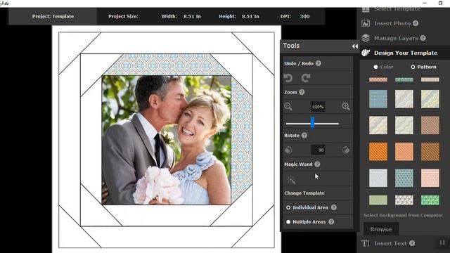 easyFab Design Studio--Templates Quilt Block смотреть онлайн