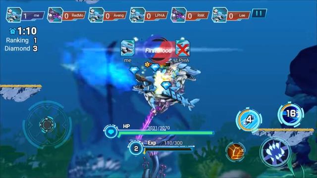 Mech Shark.io (Gameplay Android) смотреть онлайн