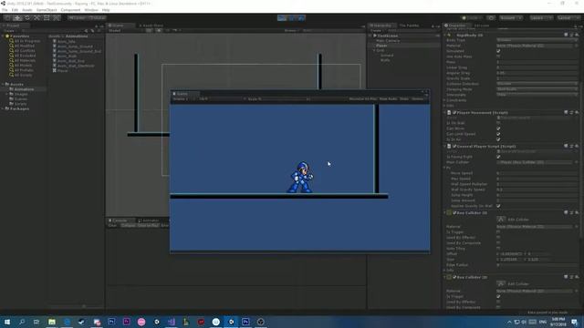 Megaman X1 mechanics in Unity смотреть онлайн