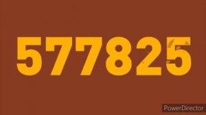 Numbers 0 to 1000000