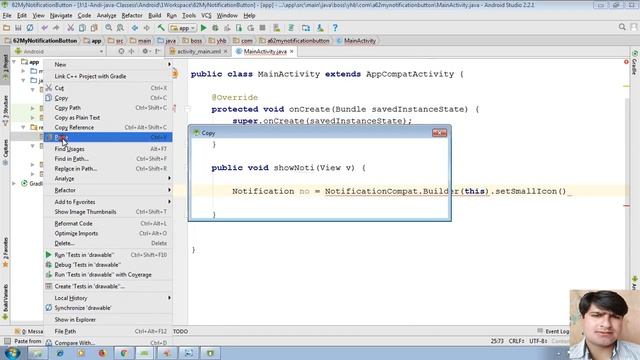 66 Buttons Notification in android | Android app development tutorial for beginners using studio смотреть онлайн