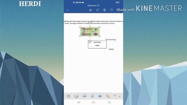 Cara menambahkan materai dan membuat tanda tangan langsung di Microsoft word android смотреть онлайн