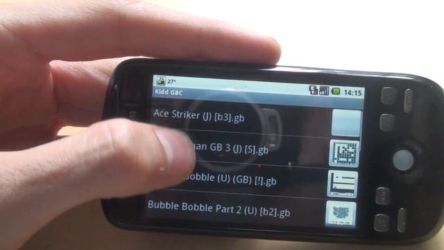 Gameboy Emulator on HTC Magic (MyTouch 3g): KIDD GBC смотреть онлайн