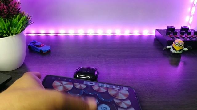 test delay earphone bluetooth robot t50 | pake aplikasi real Drum смотреть онлайн