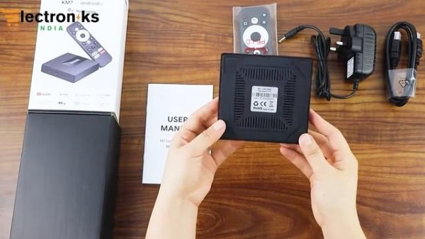 MECOOL KM7 Android TV Box Android 11 Prime Video Youtube supported 4GB RAM 64GB ROM