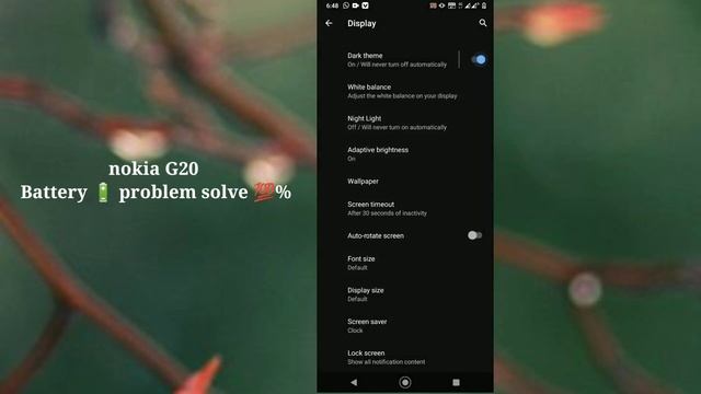 Nokia G20 Battery 🔋 Problem Solve 💯% Tips And Tricks