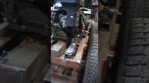 Самодельный бортоповоротный мини трактор часть 3