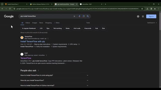 How to install TensorFlow in Python on Windows for Beginners смотреть онлайн
