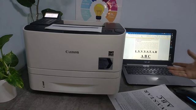 Máy In Canon LBP 251dw In đảo Mặt Và Wi-fi Không Dây Nạp Mực Rẻ