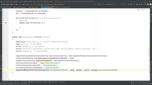 Creating a chat application in android studio | Android Video Calling App | Chat app смотреть онлайн