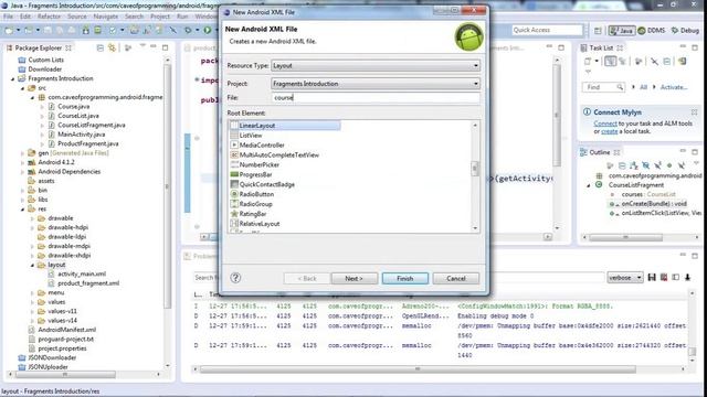 Formatting ListFragment Items: Practical Android Java Development Part 61 смотреть онлайн
