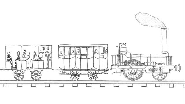 First passenger Trains in UK - British Railway History 1830-1841 - Part 2 смотреть онлайн