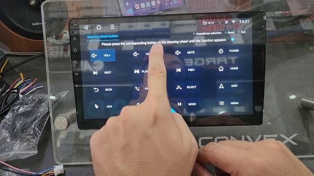 Steering Wheel Control Setting - Convex TS18 Android Car GPS Player смотреть онлайн