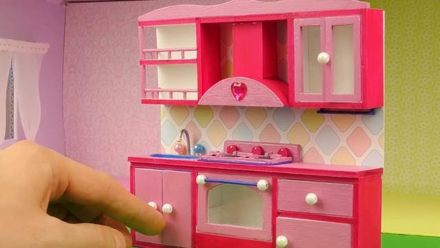 DIY Miniature Dollhouse Using A Cardboard Box